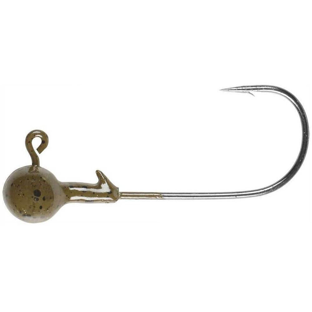 Spotsticker Ball Jig Head Pro Series Painted 4/0 1/4 oz 25pk Green Pumpkin 