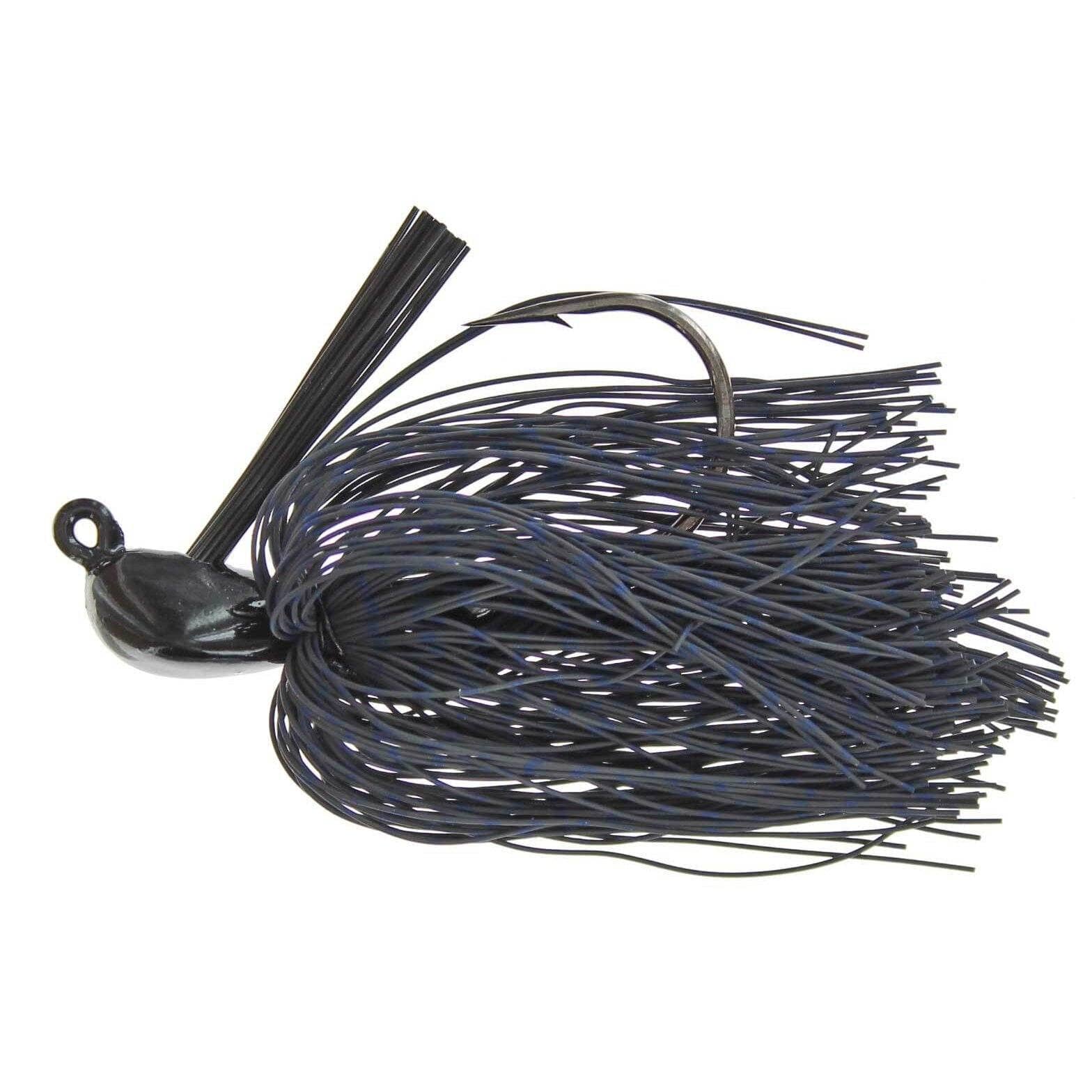 Spotsticker Casting Hand Tied Jig Black And Blue Reptile 1/4 oz 
