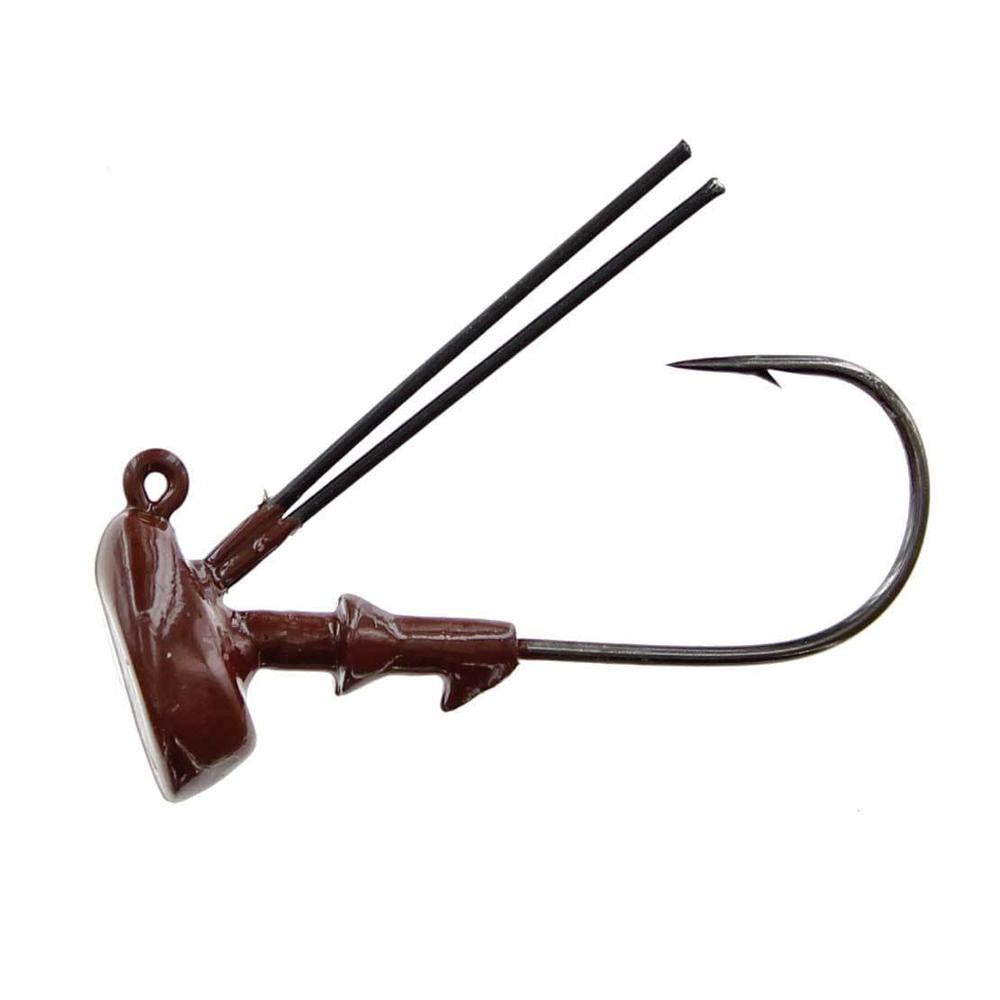 Spotsticker Crawler Head Jighead 1/4 oz Brown 