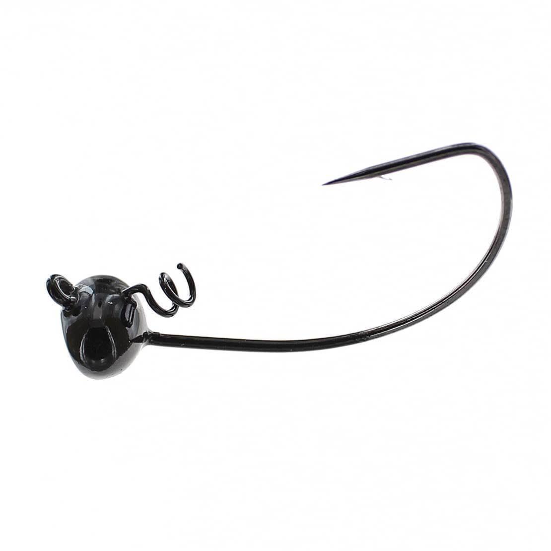 Spotsticker Football Ewg Shaky Head 4Pk-1/8 oz-Black-