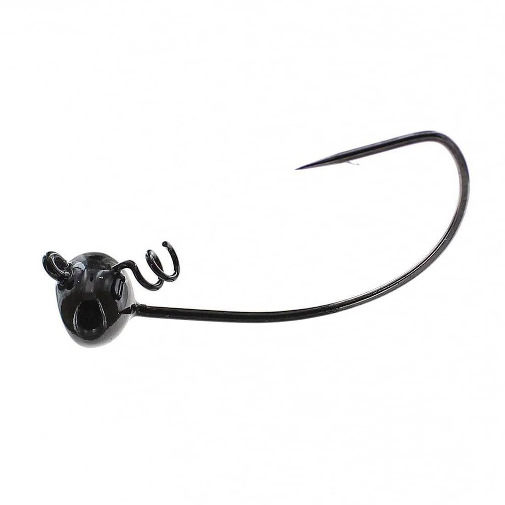 Spotsticker Football Ewg Shaky Head 4Pk 1/4 oz Black 