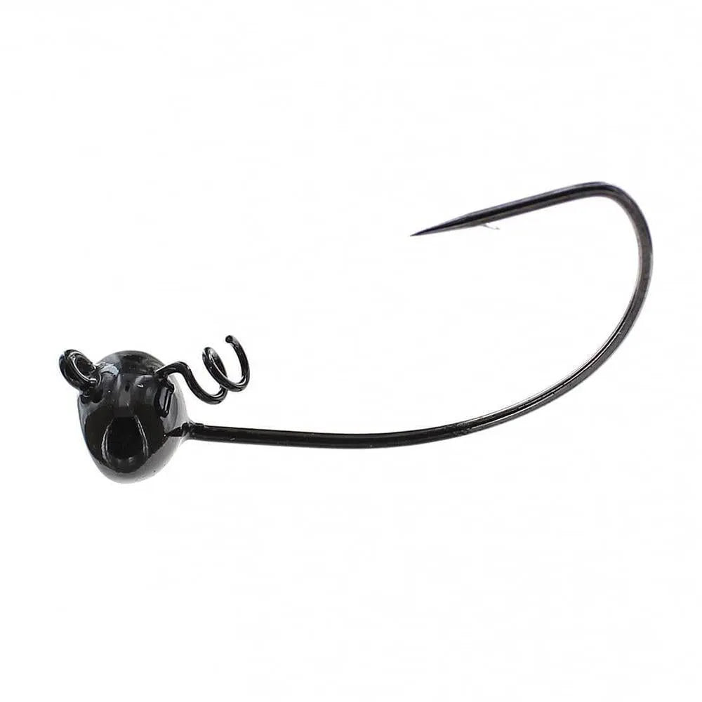 Spotsticker Football Ewg Shaky Head 4Pk 1/4 oz Black 