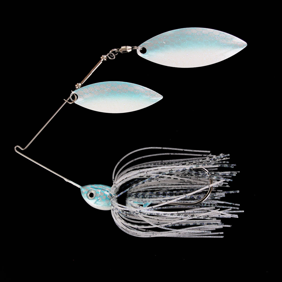 Spotsticker Shad Head Spinnerbait Blue Billet Dwp 3/8 oz 