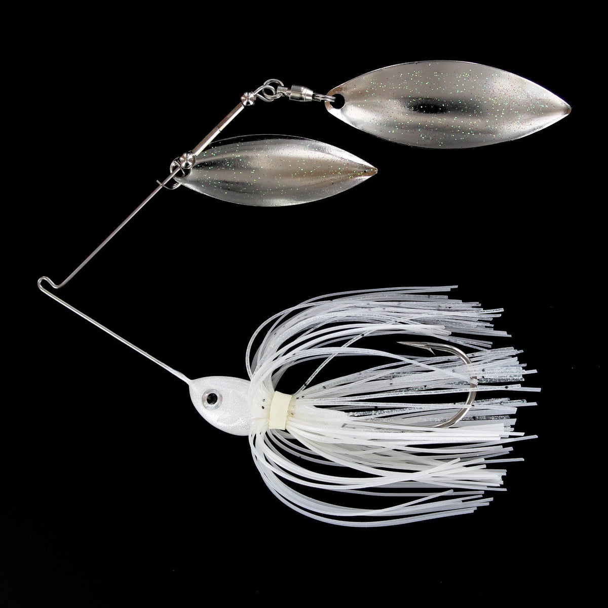 Spotsticker Shad Head Spinnerbait Pearl Dwn 3/8 oz 