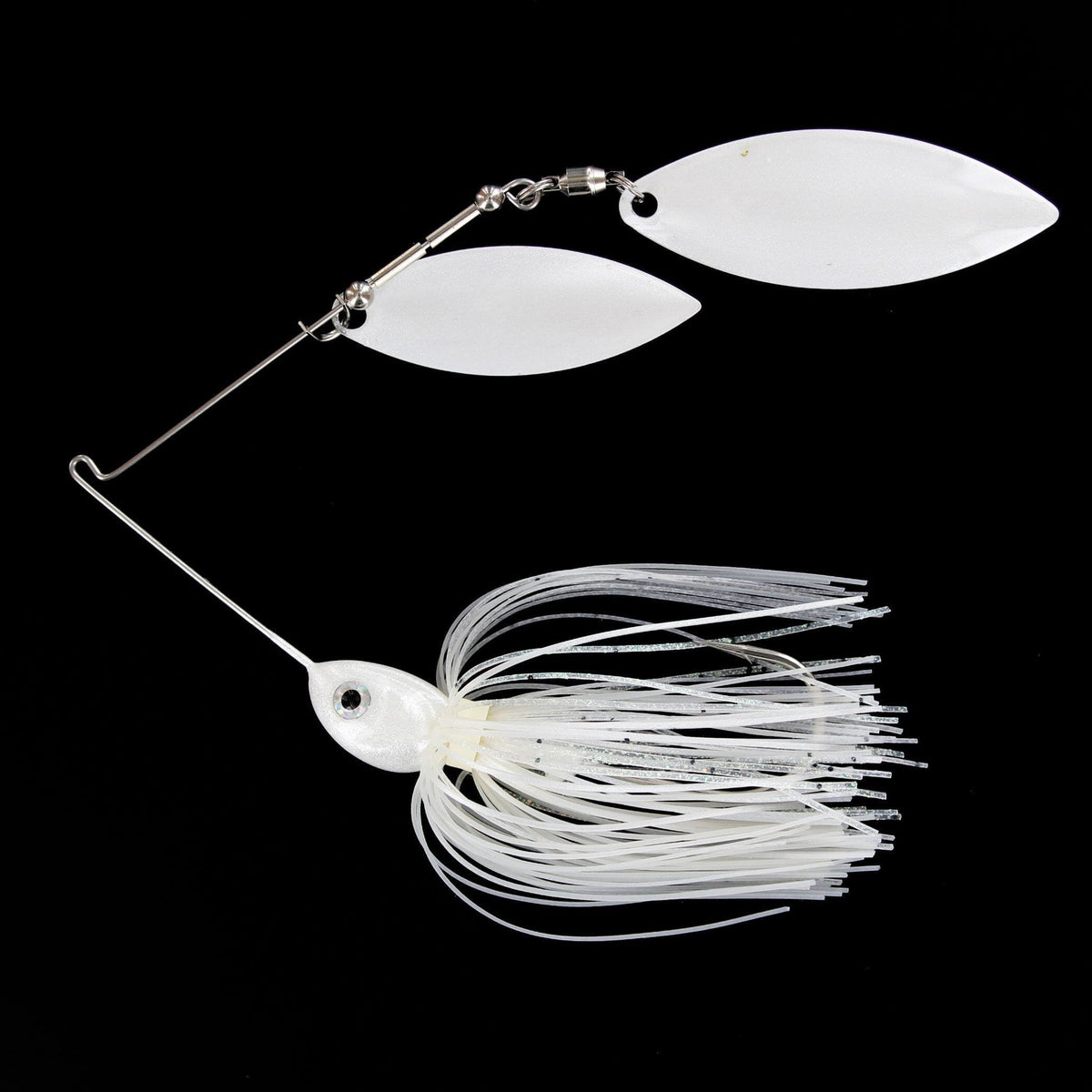 Spotsticker Shad Head Spinnerbait Pearl Dwp 3/8 oz 