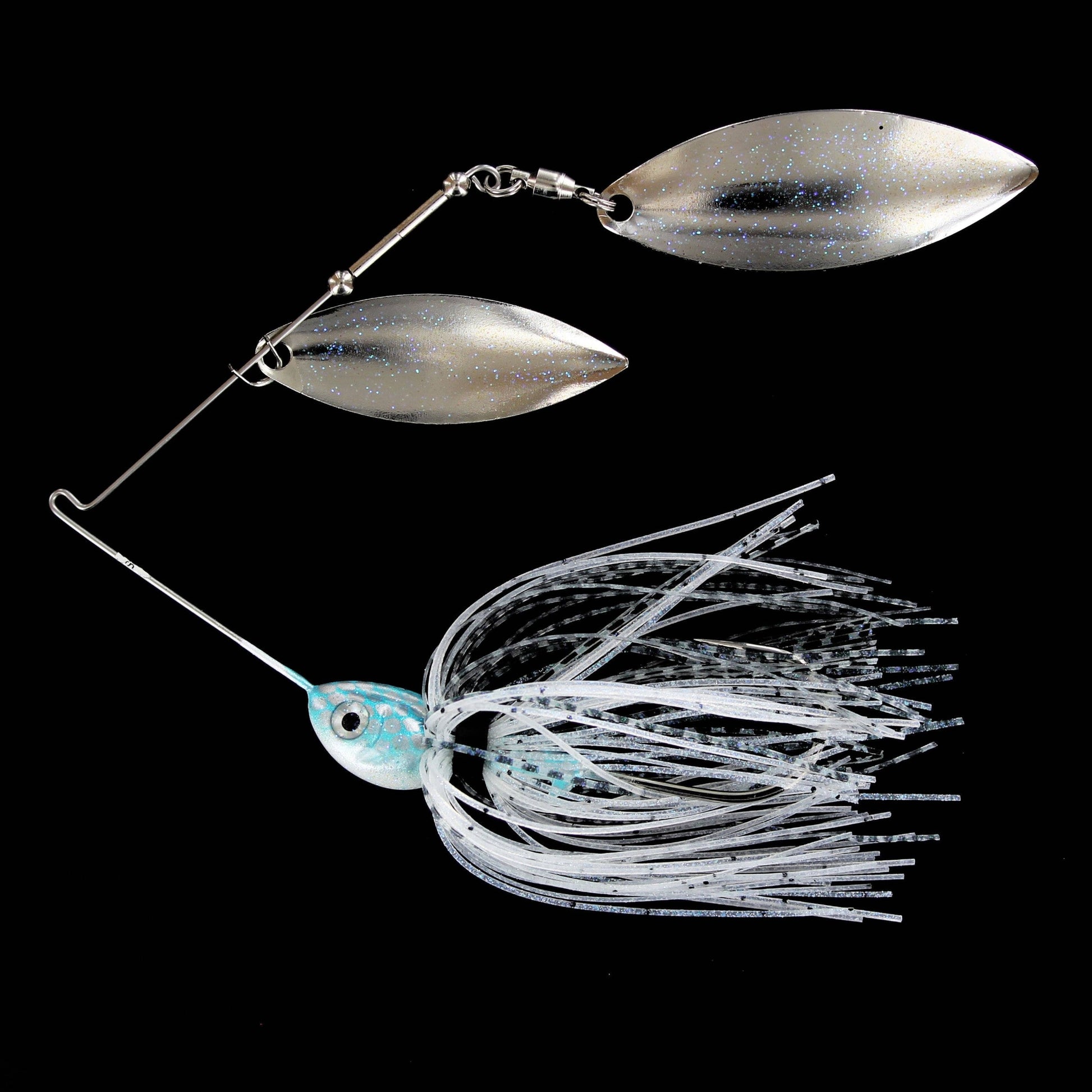 Spotsticker Shad Head Spinnerbait-Blue Billet Dwn-3/8 oz-