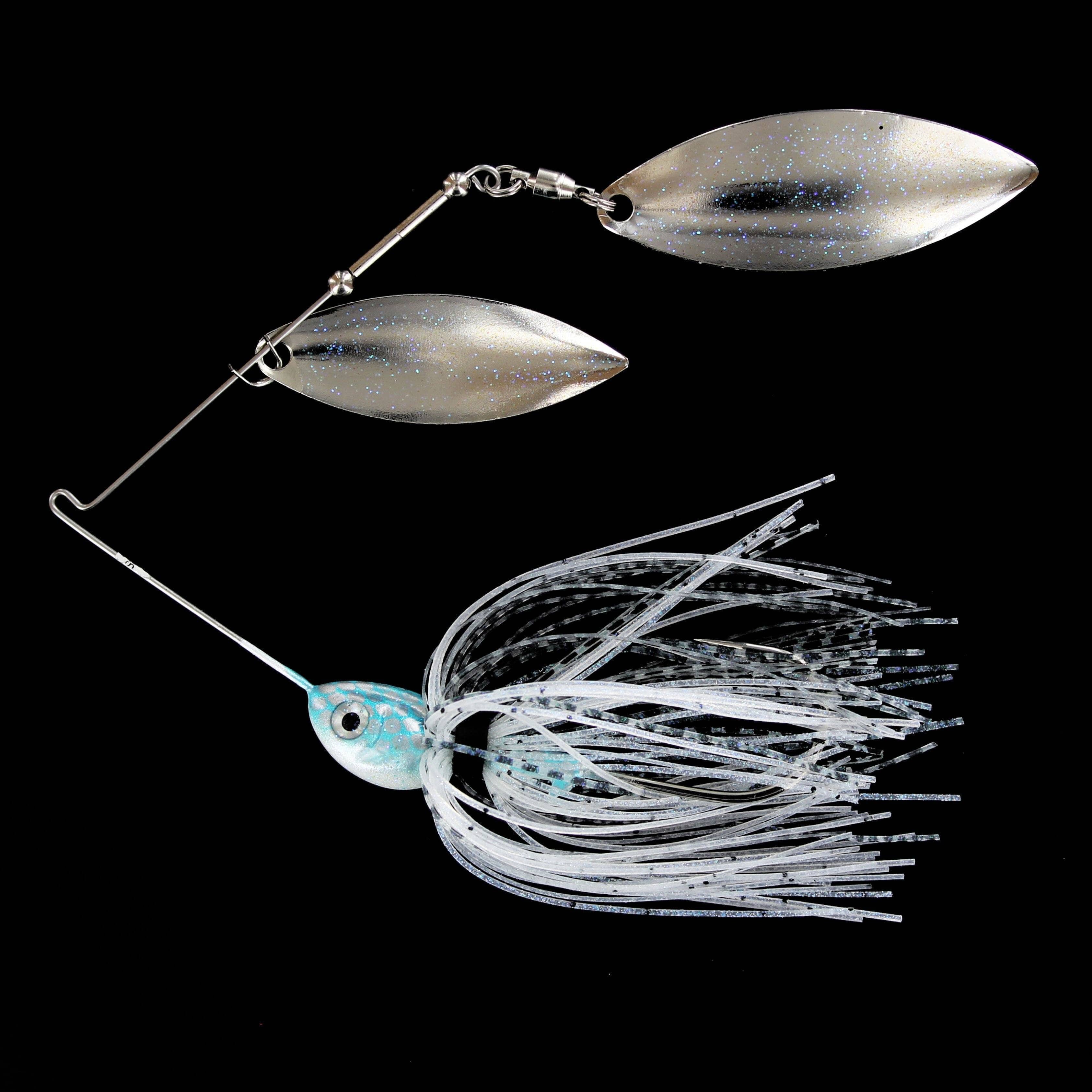 Spotsticker Shad Head Spinnerbait-Blue Billet Dwn-3/8 oz-