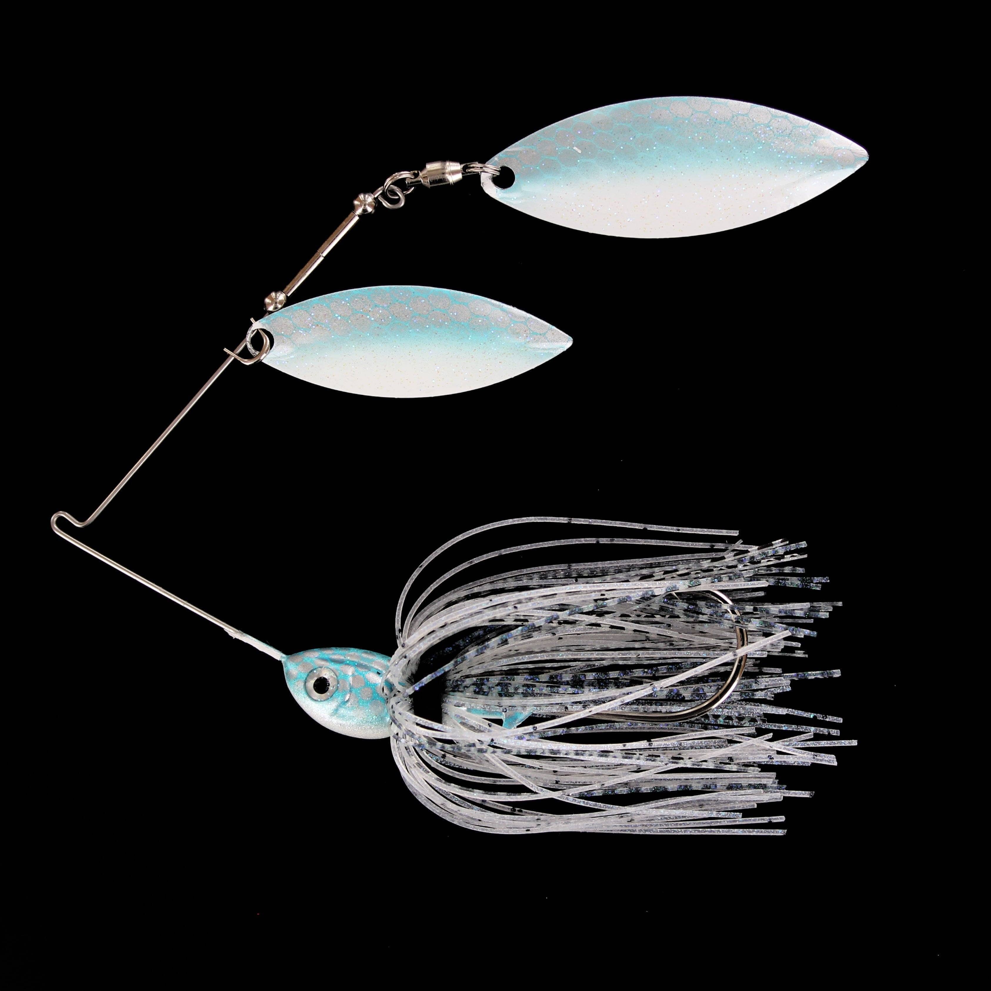 Spotsticker Shad Head Spinnerbait Blue Billet Dwp 3/8 oz