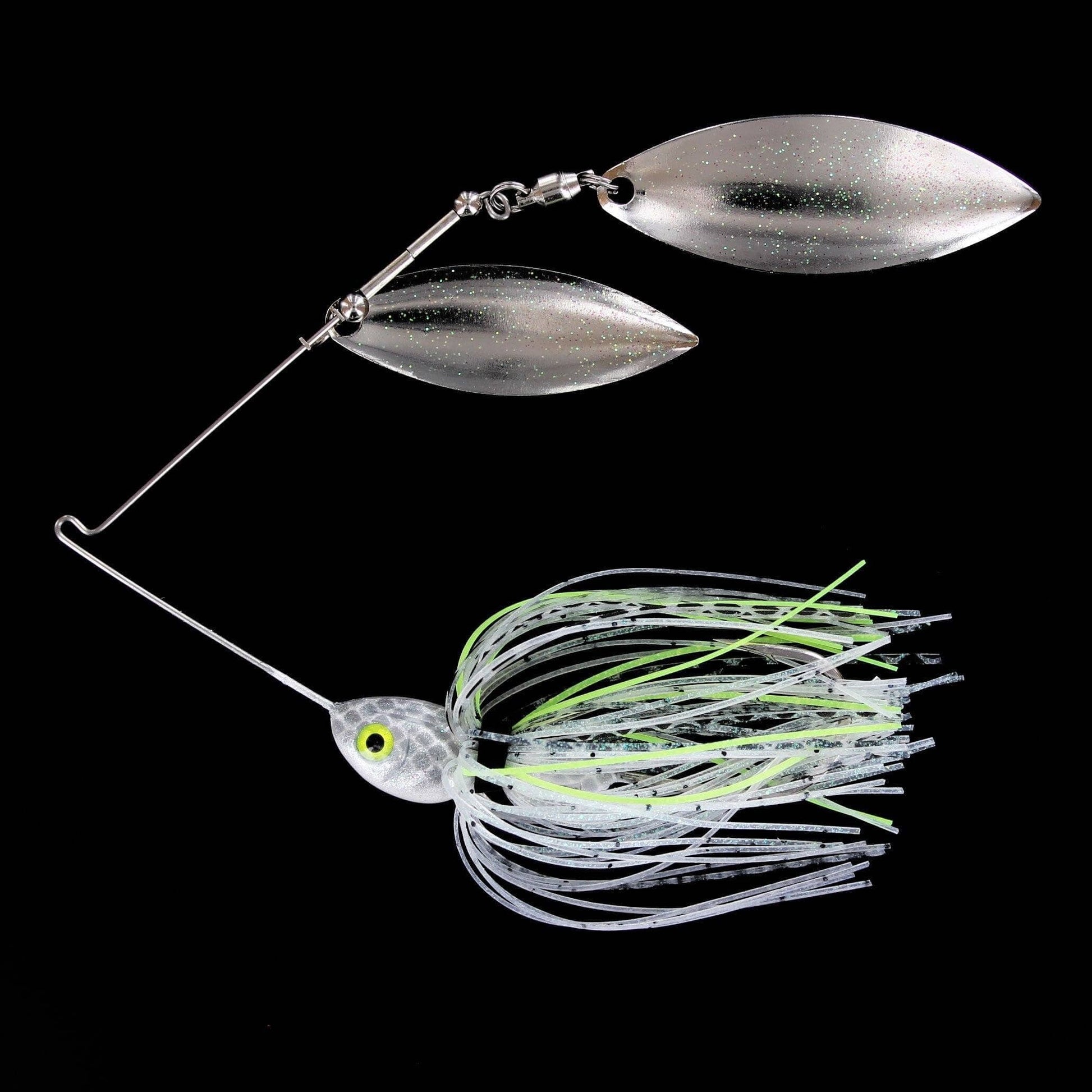 Spotsticker Shad Head Spinnerbait-Green Shad Dwn-3/8 oz-
