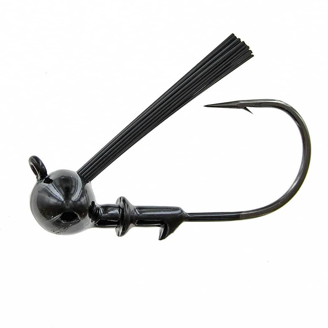 Spotsticker Weedless Football Head 4Pk-3/8 oz-Black-