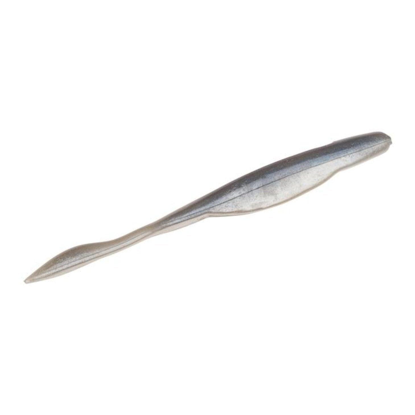 Strike King Caffeine Shad Pearl Blue Glimmer Back 5'' 