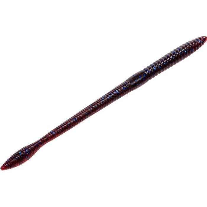 Strike King KVD 5" Finesse Worm-Blue Fleck-