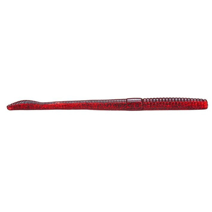Strike King KVD Perfect Plastic Bullworm OPT 8"-Red Bug-