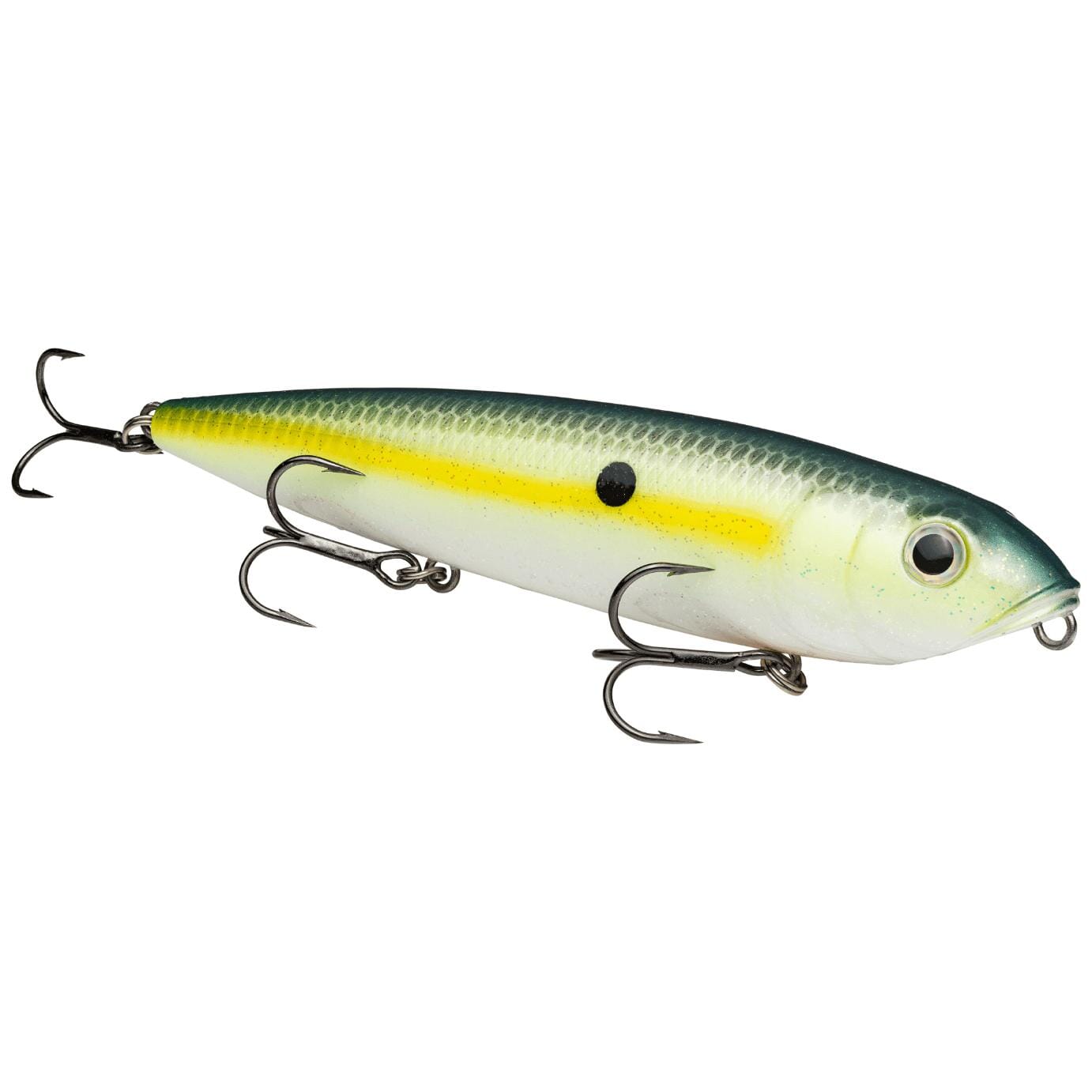 Strike King Kvd Sexy Dawg-Chartreuse Sexy Shad-