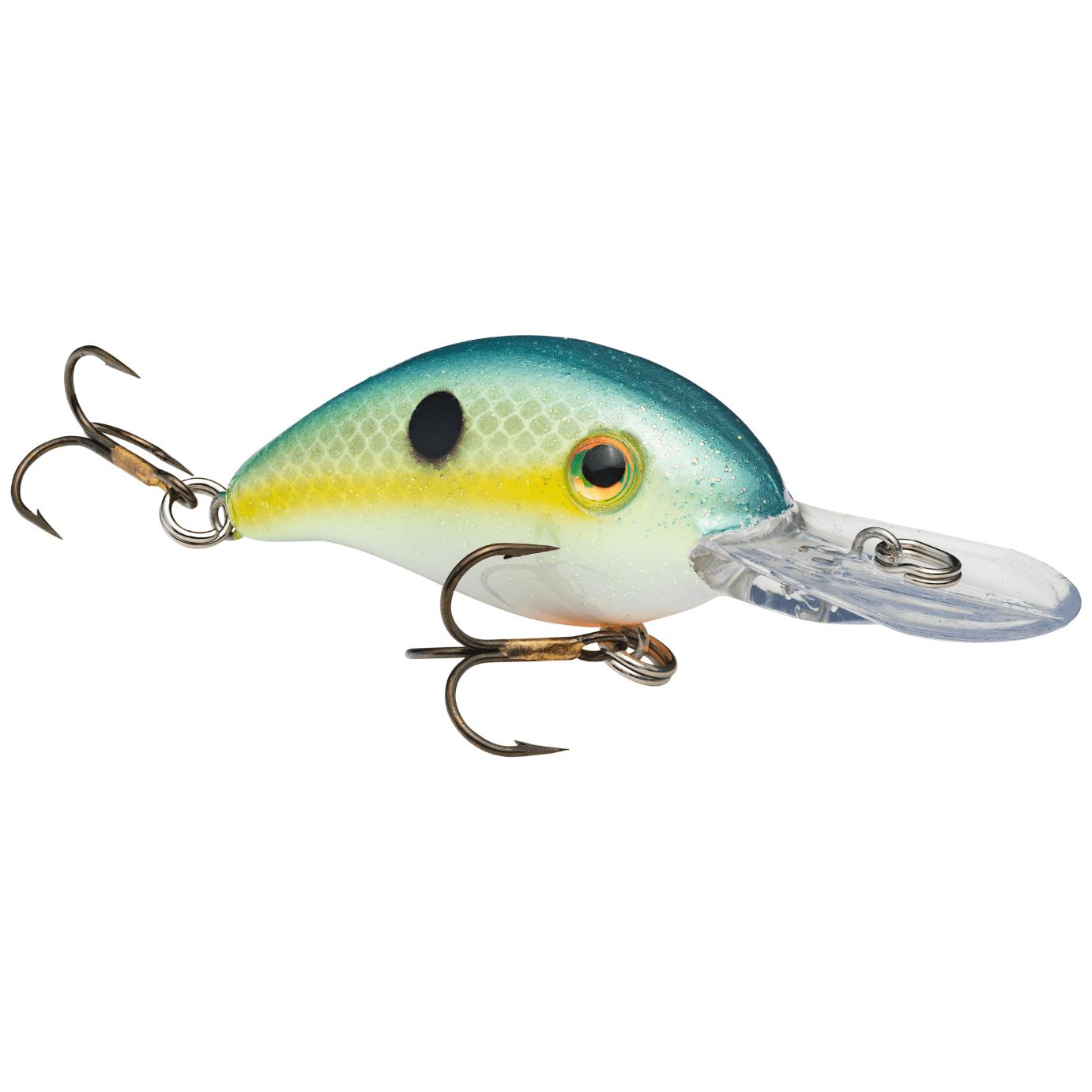 Strike King Pro-Model 3 Crankbait-Chartreuse Sexy Shad-