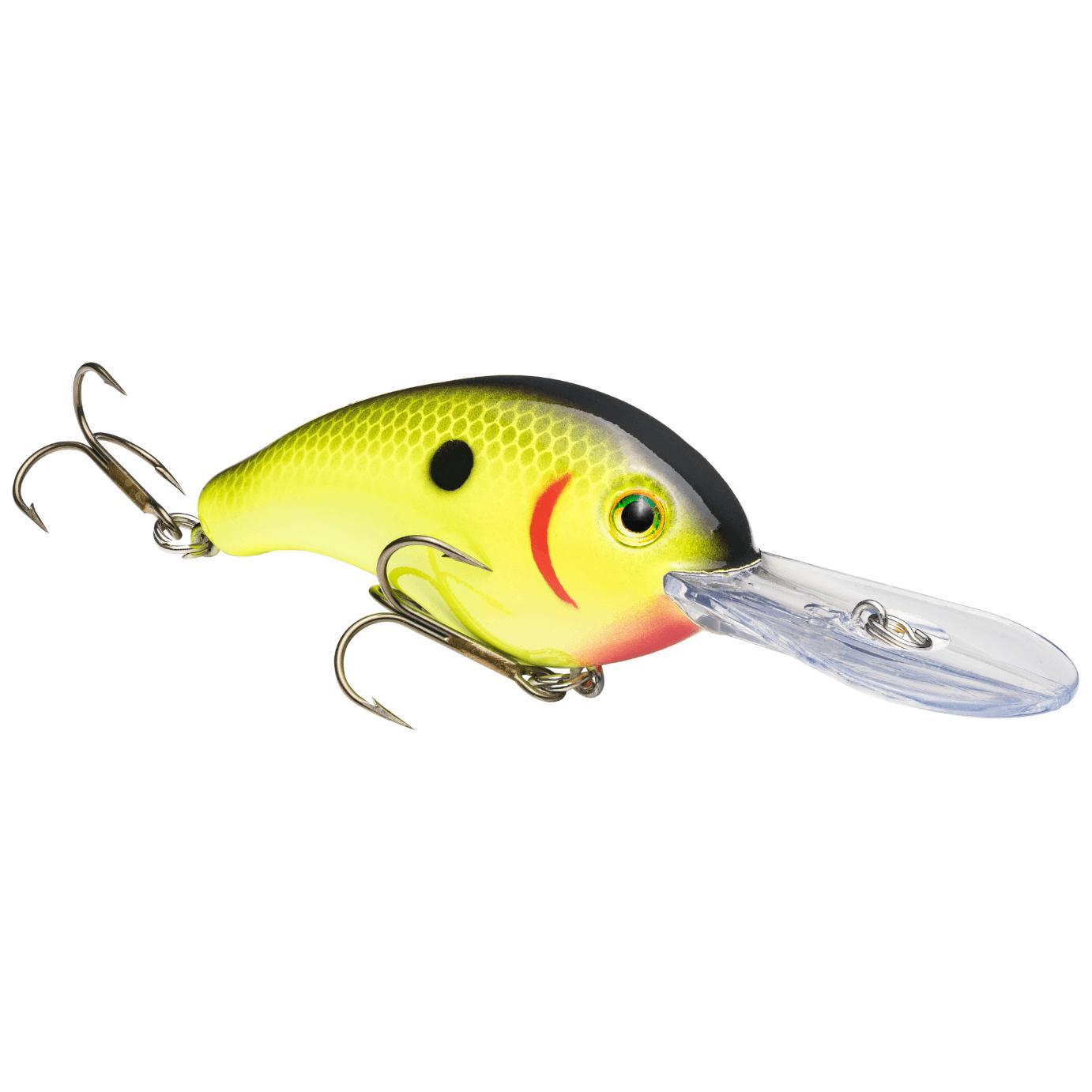Strike King Pro-Model 5 Crankbait-Black Back Chartreuse-