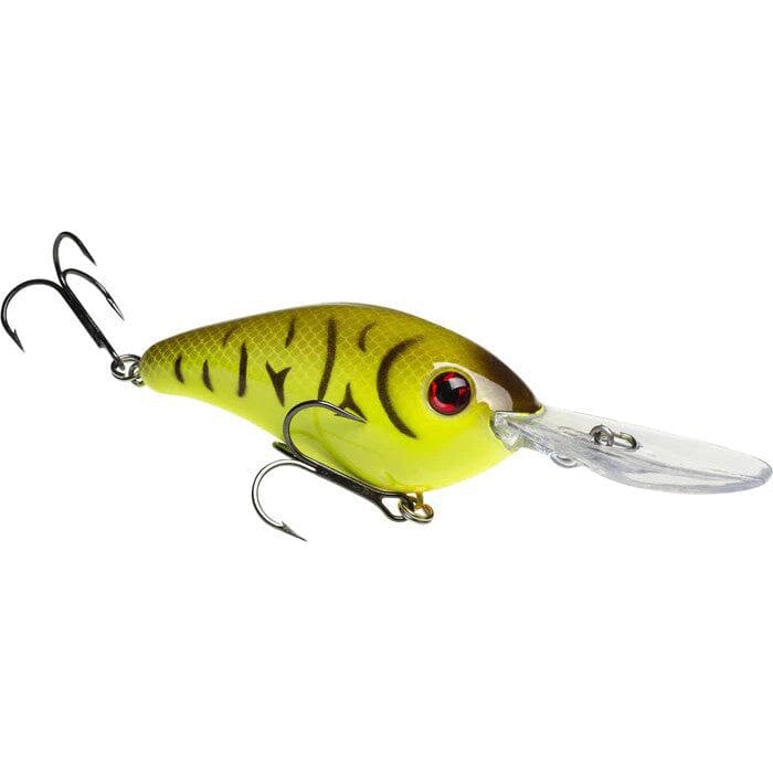 Strike King Pro-Model 6Xd Crankbait-Chartreuse Belly Craw-