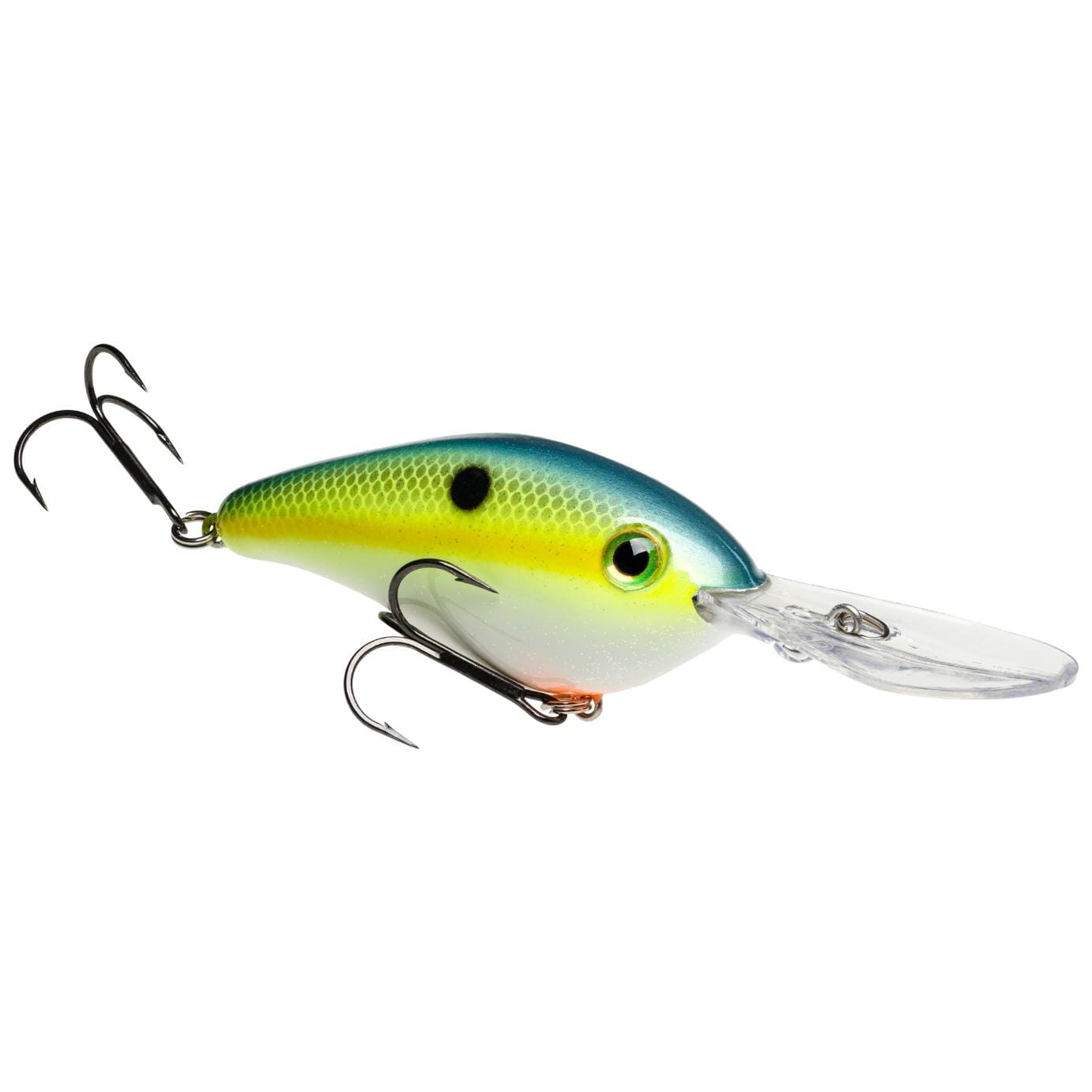 Strike King Pro-Model 6Xd Crankbait-Chartreuse Sexy Shad-