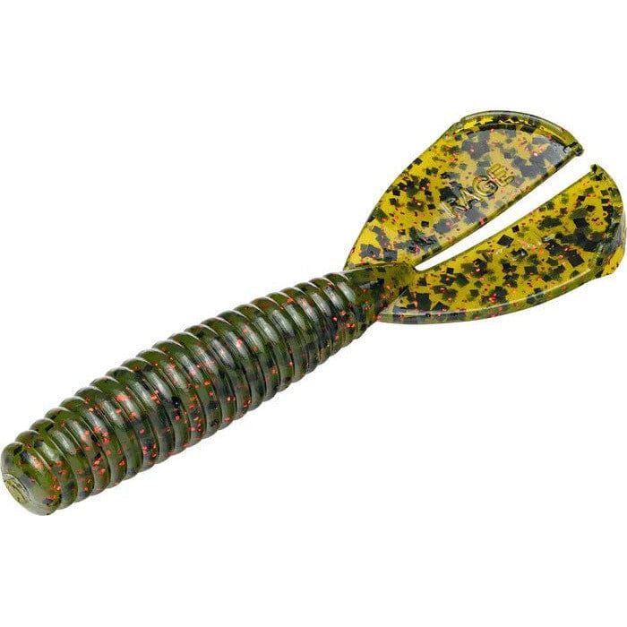 Strike King Rage Menace Grub-Red Flake-Baby Rage 3"-