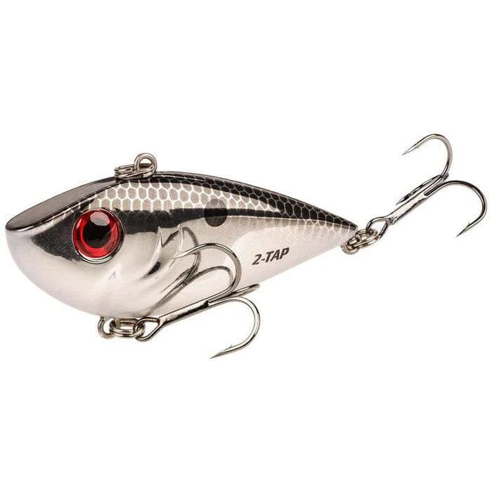 Strike King Red Eyed Shad Tungsten 2 Tap Chrome Black 1/2 oz 
