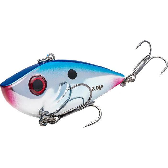 Strike King Red Eyed Shad Tungsten 2 Tap Chrome Blue 1/2 oz 