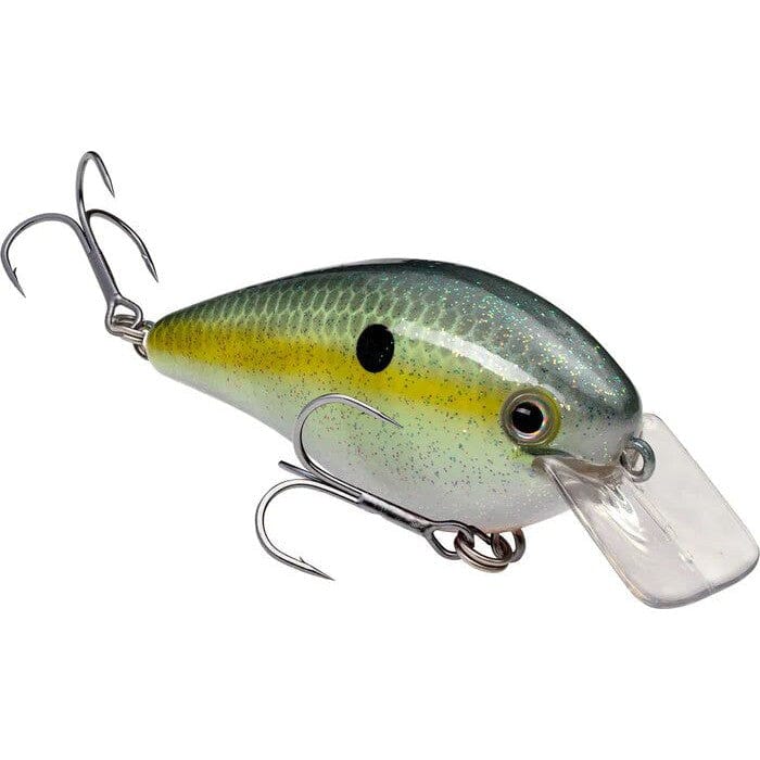 Strike King Square Bill 1.5 Hard Knock Crankbait-Chartreuse Sexy Shad-