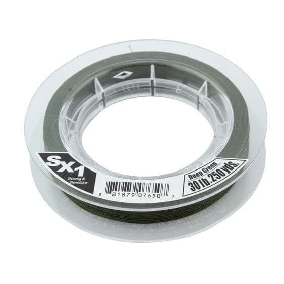 Sunline SX1 Braided Line 10lb Deep Green 