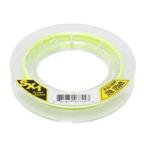 Sunline SX1 Braided Line 12lb Hi-vis Yellow 