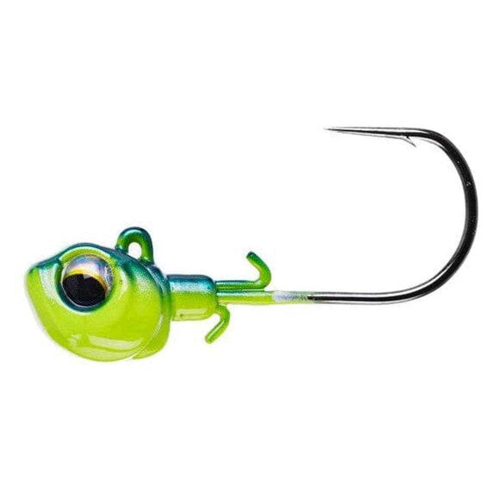 Taddo Designs Maverick Swimbait Jighead Chartreuse Blue 1/4oz 