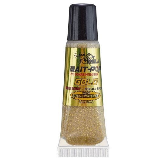 The Original Fish Formula Bait Pop Sonar Intensifier-Gold-