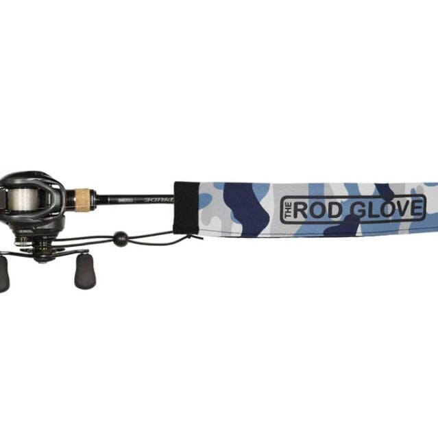 The Rod Glove Tournament Series Casting Rod Cover-Blue Camo-