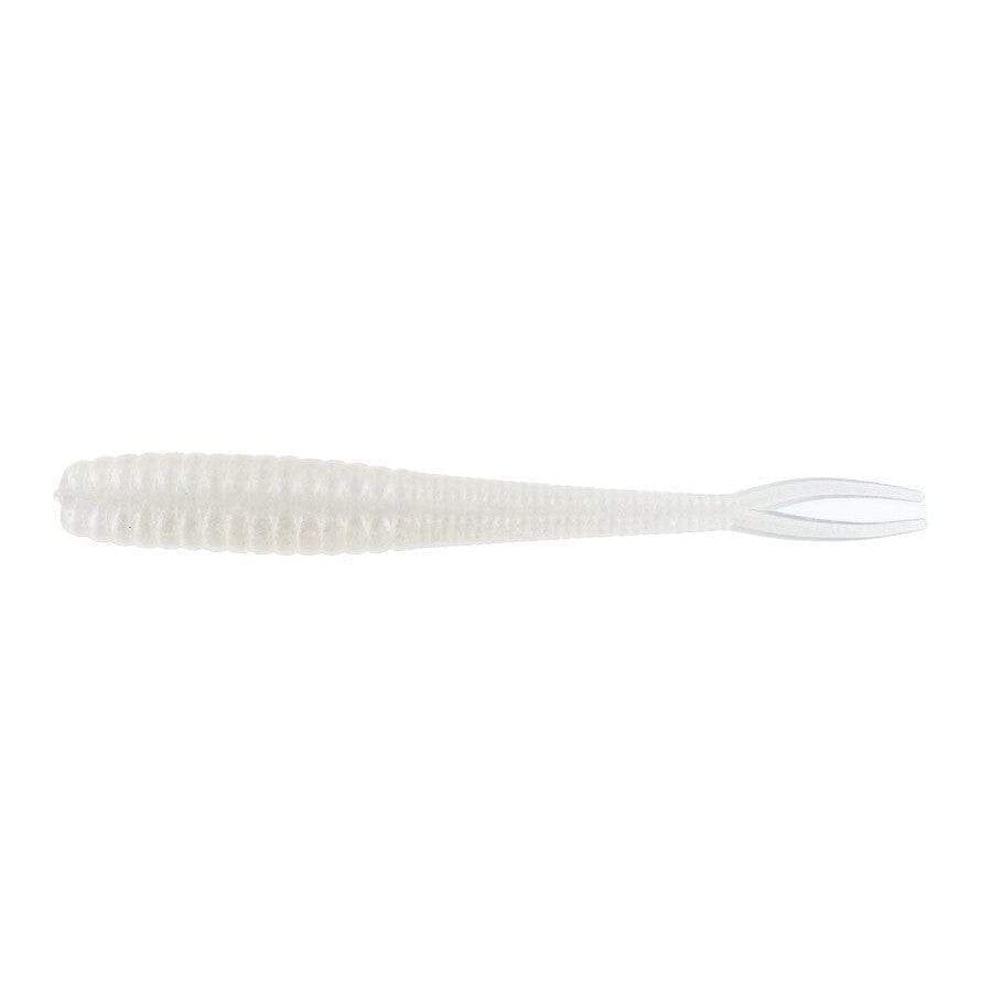Trixster Baits Site Shad 3.5"-White Pearl-