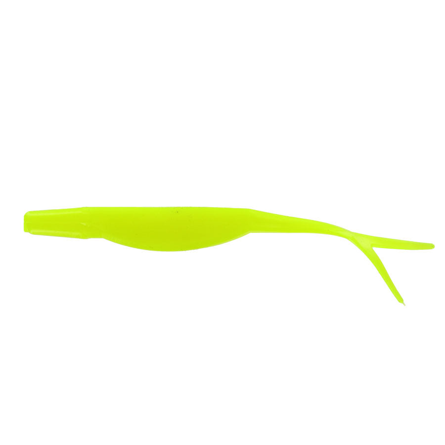Trixster Baits Tricky Shad 10pk 5" Heavy Salt Chartreuse 