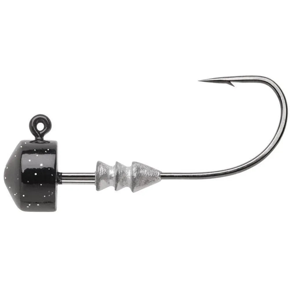 VMC Ned Rig Jighead 4pk Black 1/16 1/0 