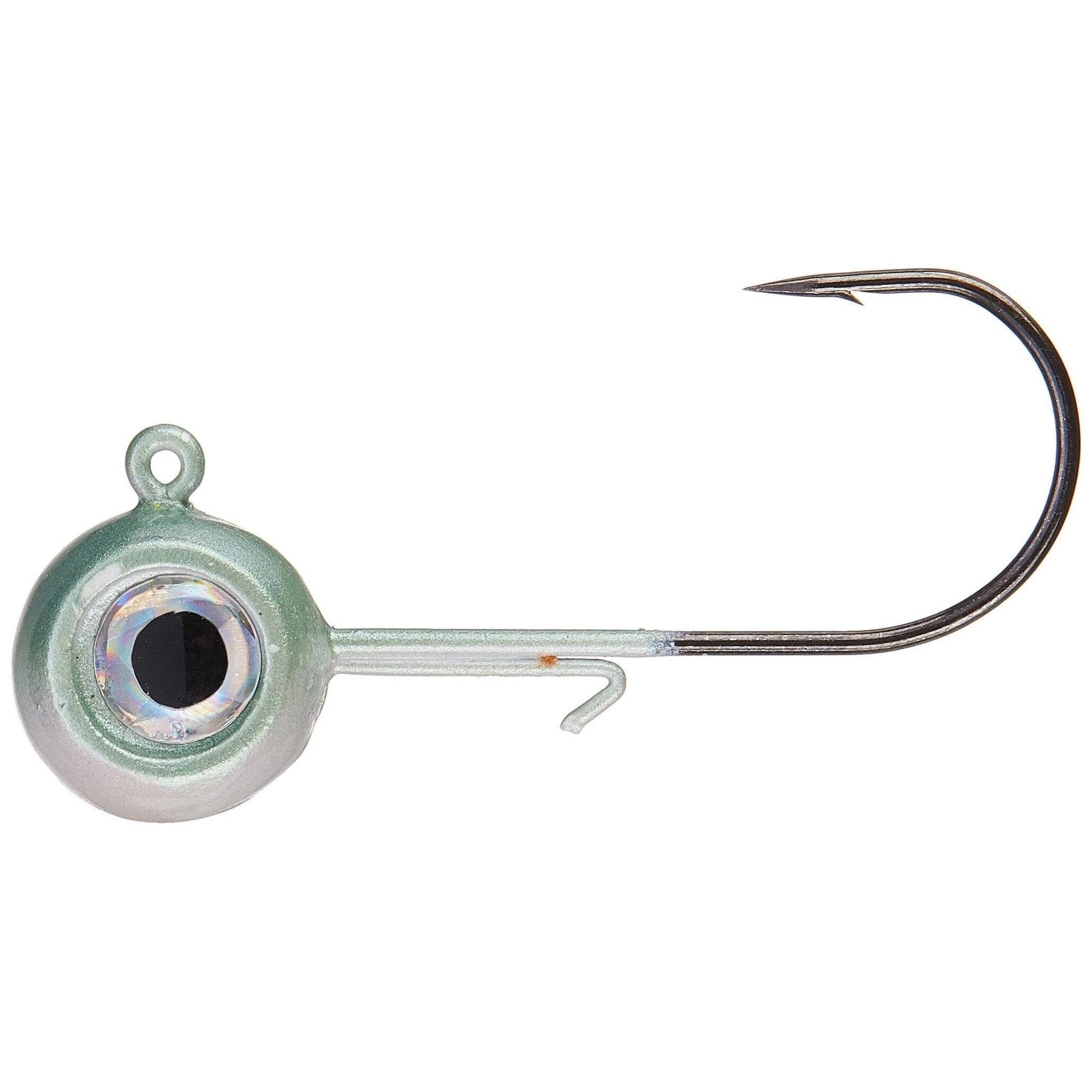 Vmc Neon Moon Eye Jig Head 4Pk-1/4 oz-Blueback Herring-