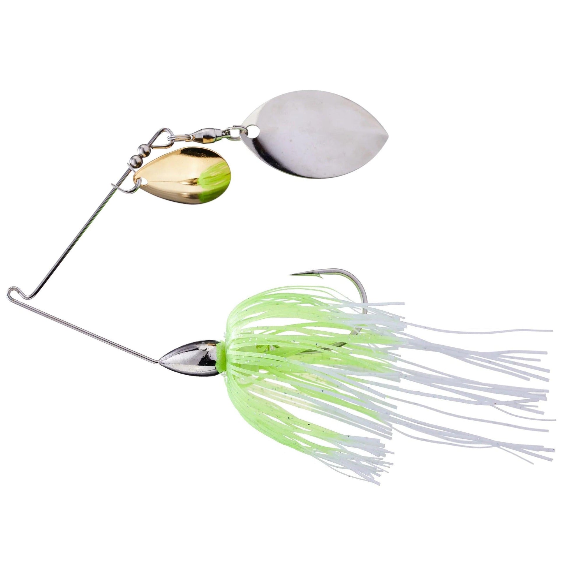 War Eagle Finesse Spinnerbait White Chart - Col Gld/Turt Slv 5/16 