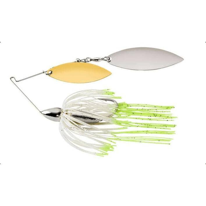 War Eagle Screamin Double Willow-NF Hot White Shad-1/2 oz-
