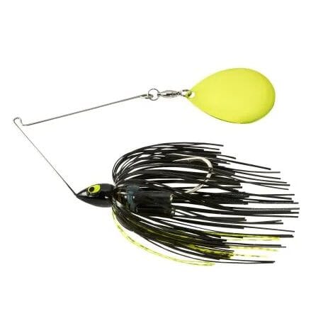 War Eagle Spinner Bait Night Time Black and Chartreuse Charteuse 1/2 oz 