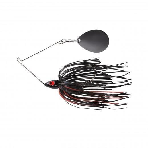 War Eagle Spinner Bait Night Time-Black and Red Black-1/2 oz-
