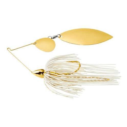 War Eagle Spinner Bait Tandom Willow GF White Gold 3/8 oz 