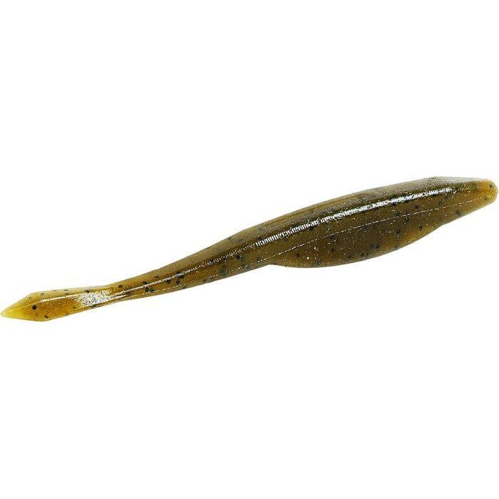 Yamamoto D Shad 5" Green Pumpkin Black Flake 