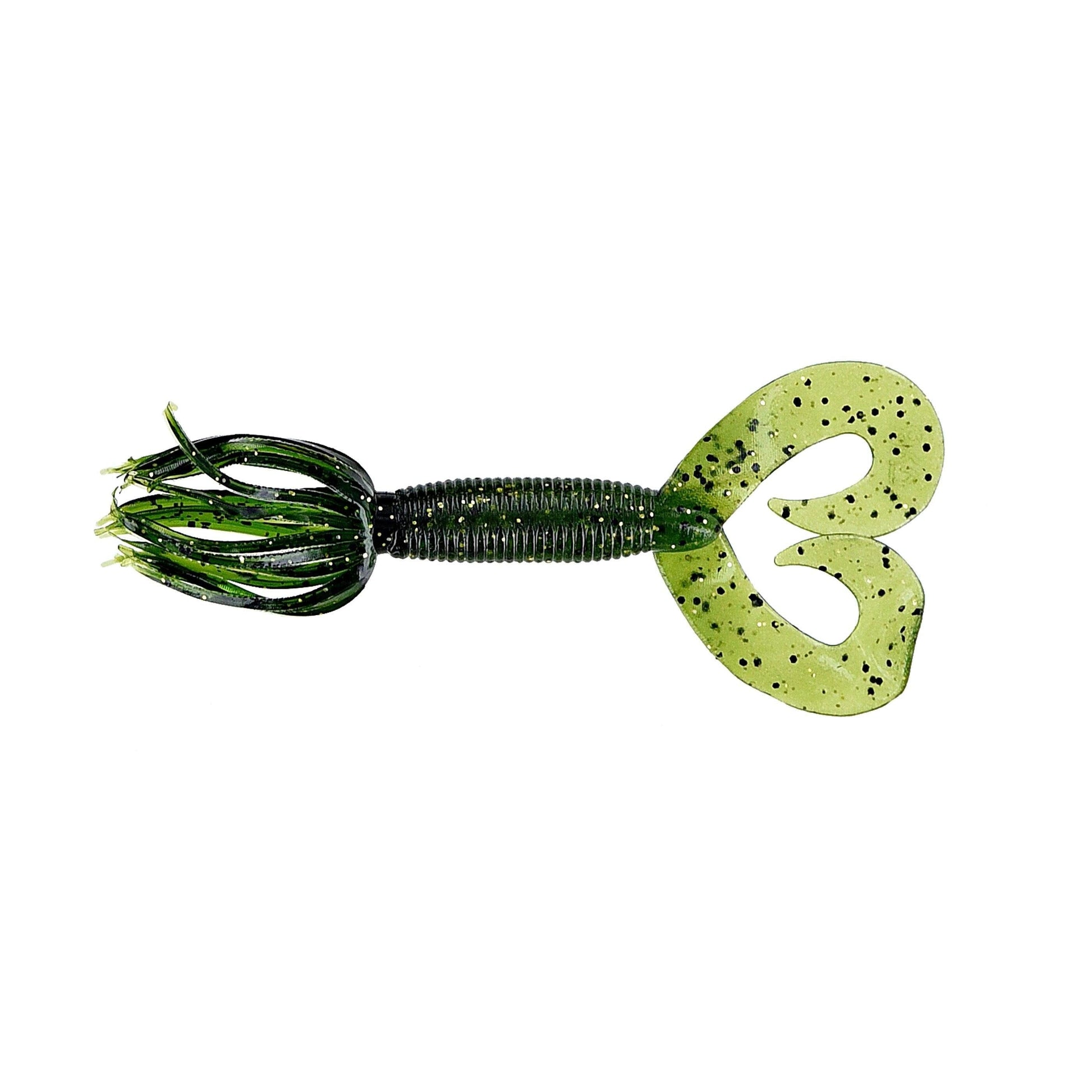 Yamamoto Dt Hula Grub 5'' #042 with Small Gold, Large Black 