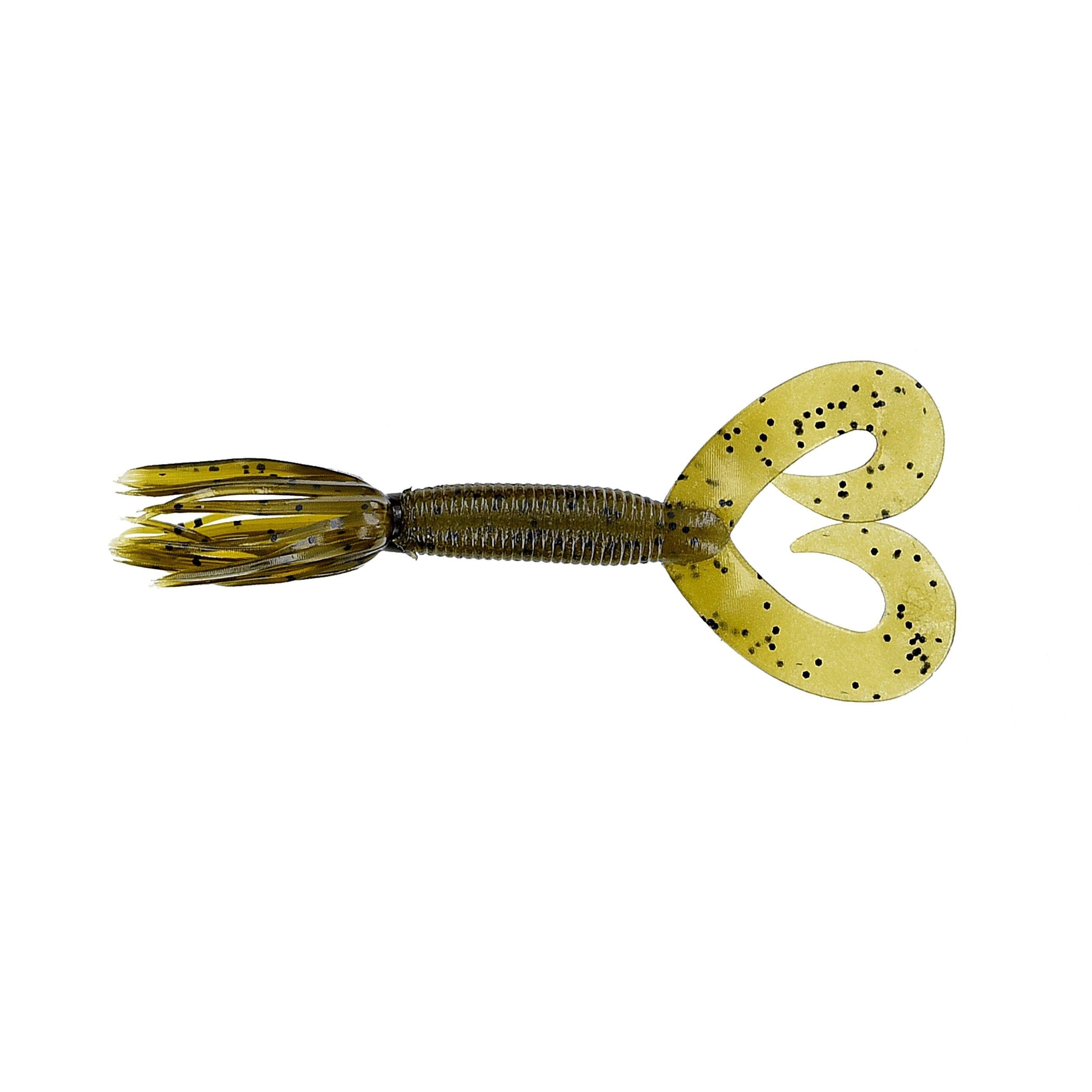 Yamamoto Dt Hula Grub 5'' Green Pumpkin Black 