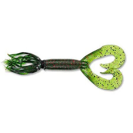 Yamamoto Dt Hula Grub 4'' Watermelon Black Red Flake 