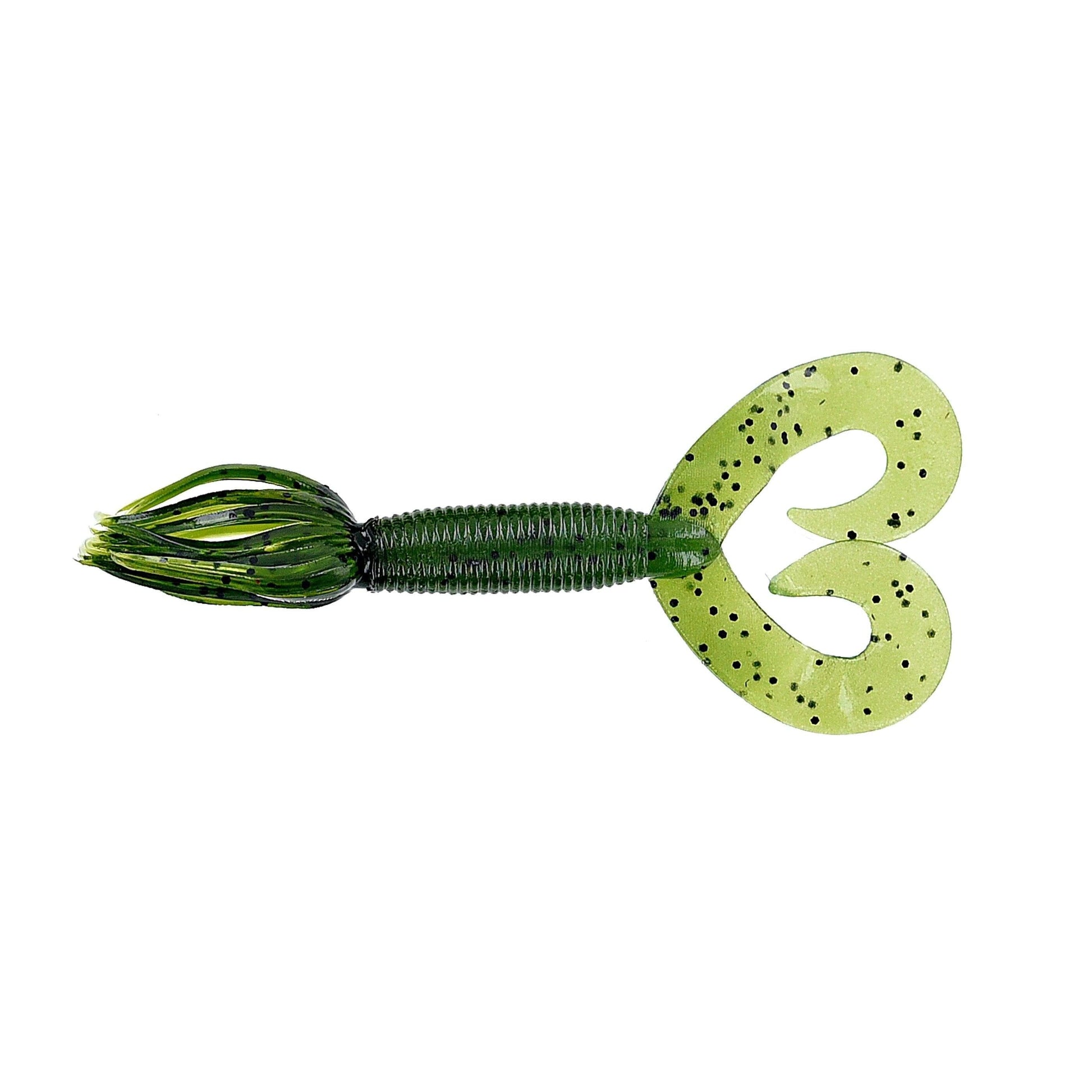 Yamamoto Dt Hula Grub 5'' Watermelon/Black Flake 