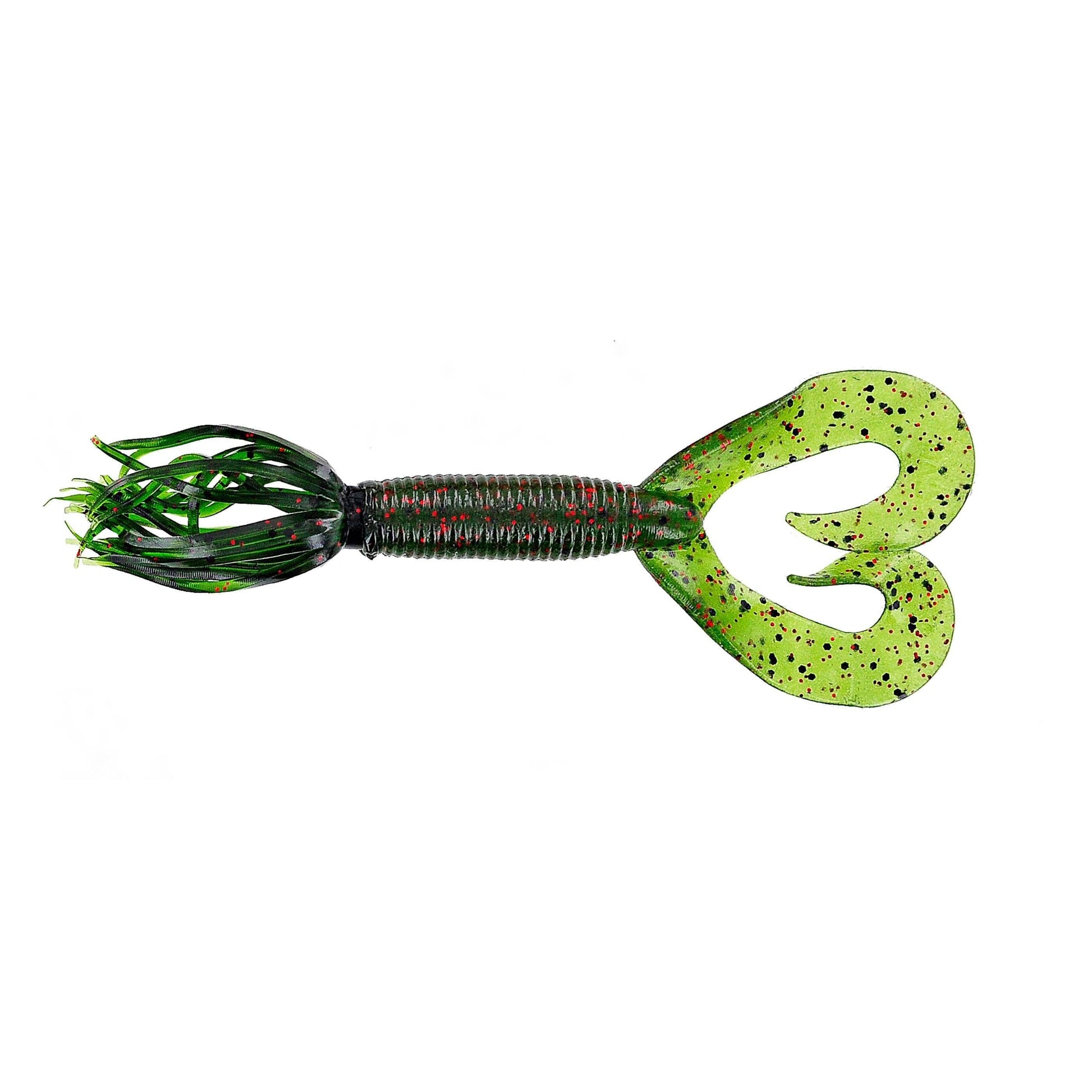 Yamamoto Dt Hula Grub 5'' Watermelon/Black & Red 
