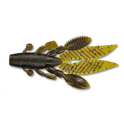 Yamamoto Flappin' Hog 3.75"-Green Pumpkin Green Purple-