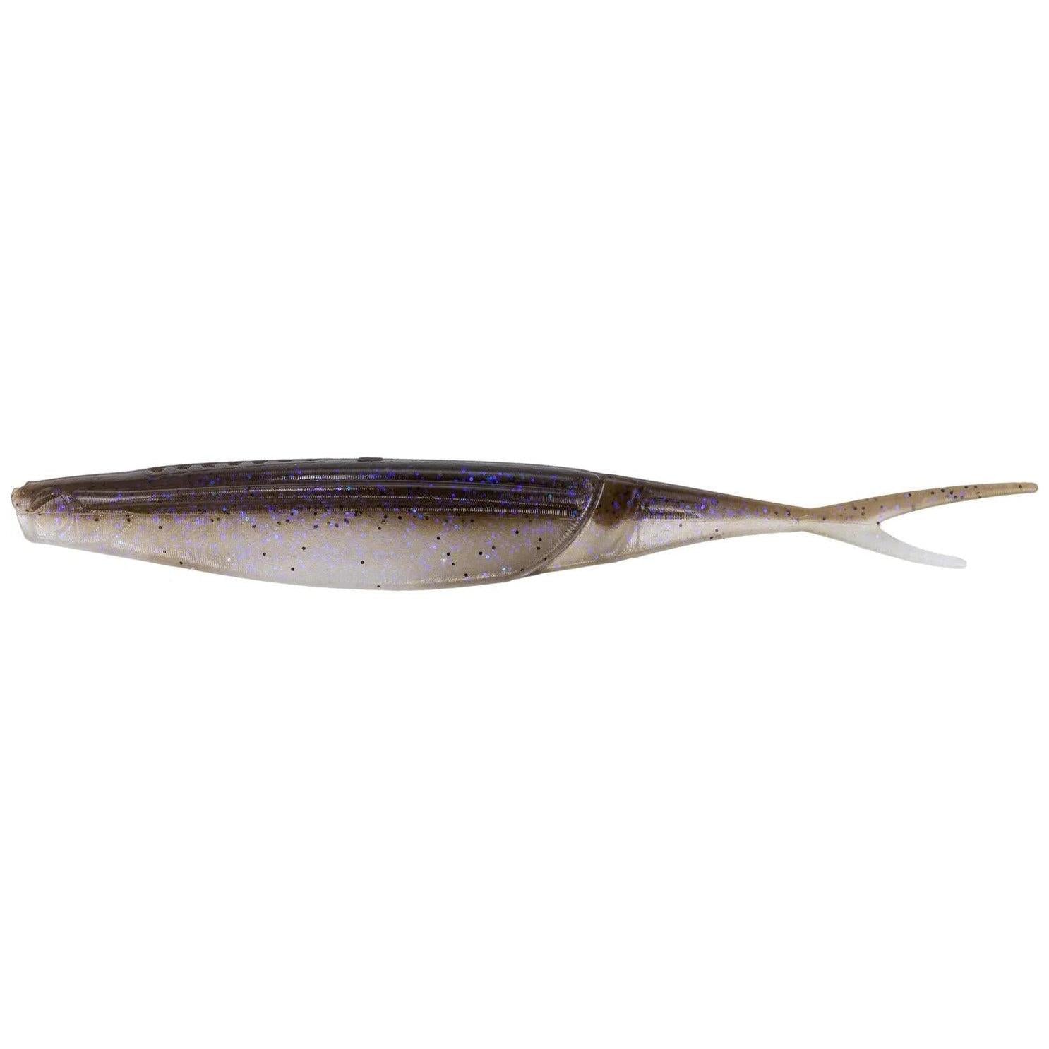 Yamamoto Hinge Minnow 7" 4pk Electric Shad