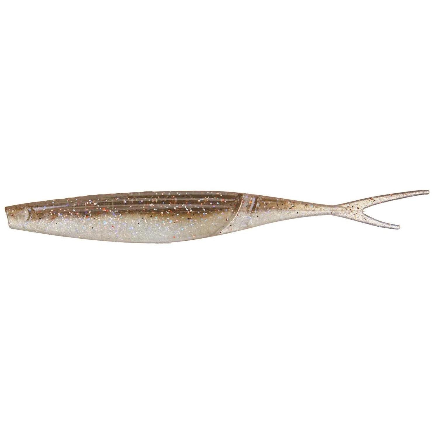 Yamamoto Hinge Minnow 7" 4pk Rainbow Shad