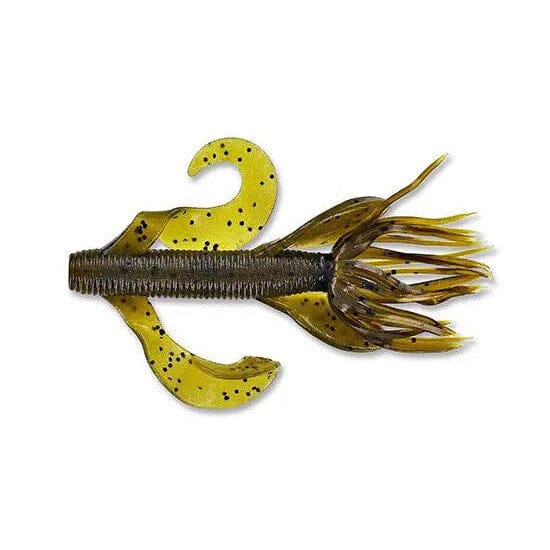 Yamamoto Kreature 4"-Green Pumpkin Black Flake-